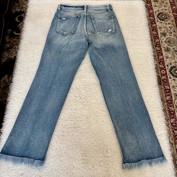 Silver Ankle Straight Distressed Jeans size W24 L27 - Picture 4 of 13